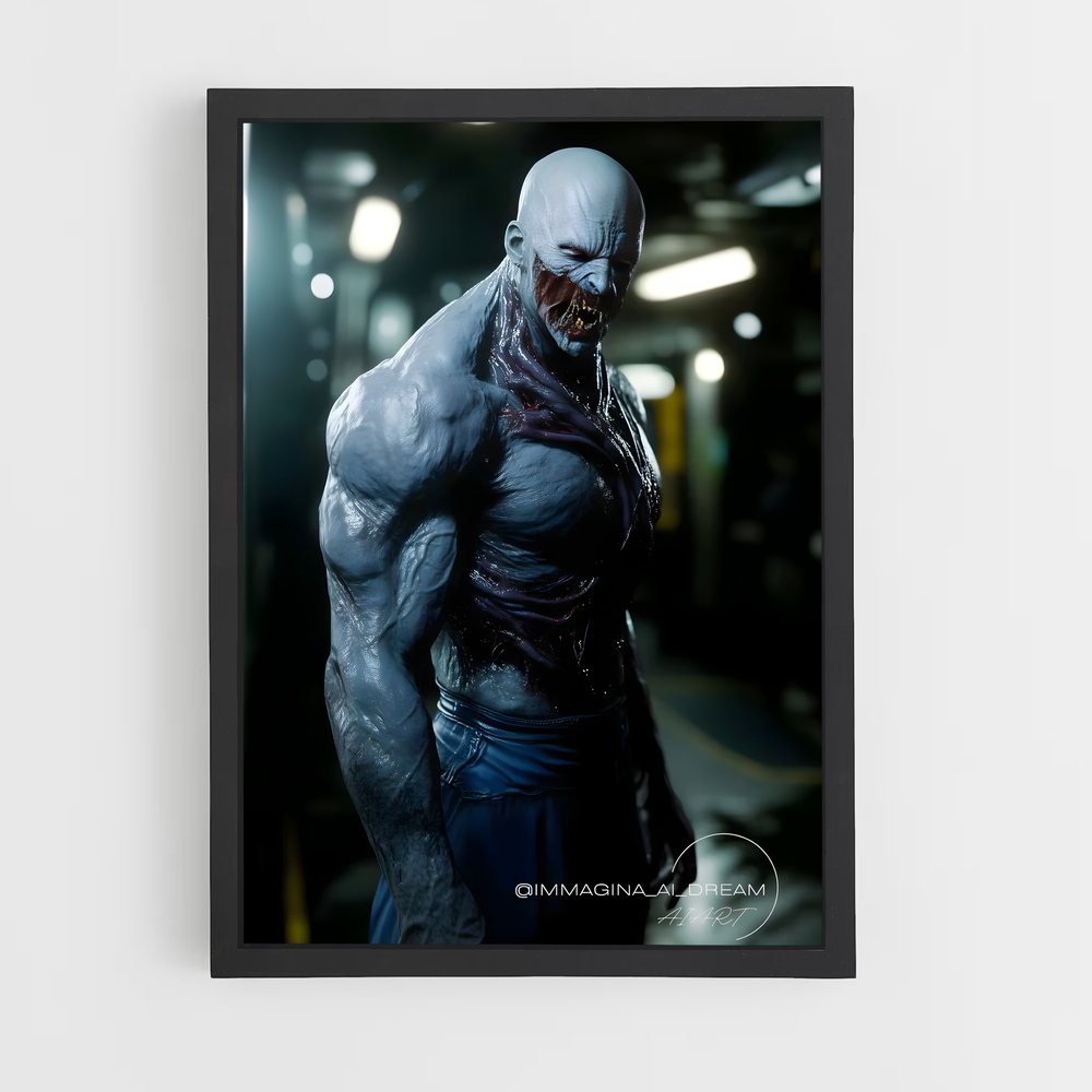 Poster L'Ombre Sanglante – affiche Resident Evil (vue 2)