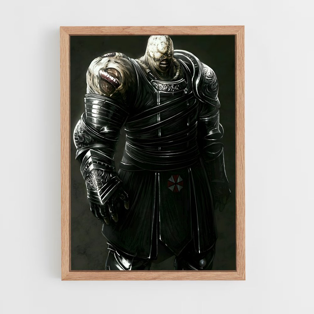 Poster L'Élu de Cendres – affiche Resident Evil (vue 4)