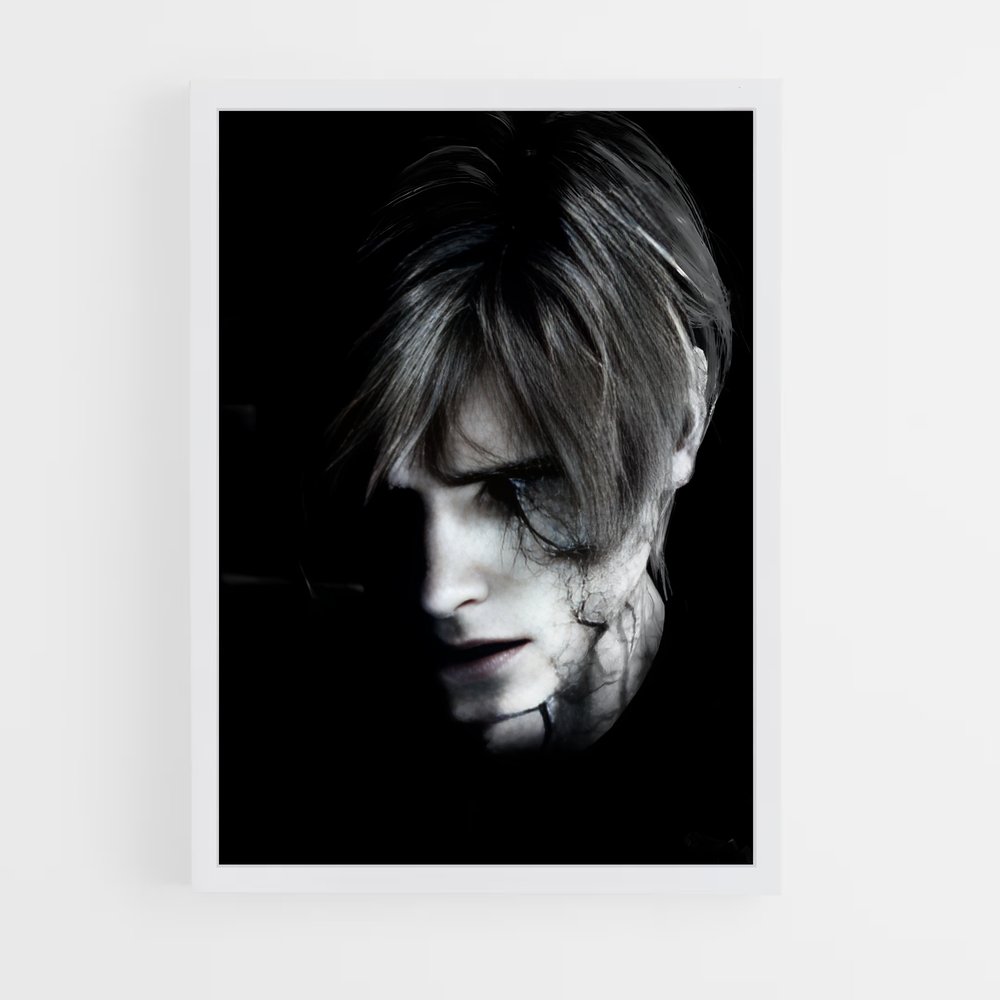 Poster Beauté blanc – affiche Resident Evil (vue 3)