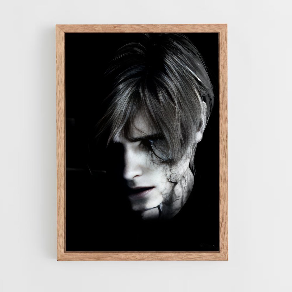 Poster Beauté blanc – affiche Resident Evil (vue 4)