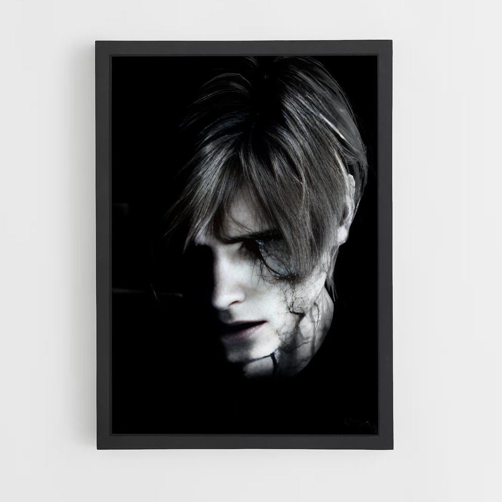 Poster Beauté blanc – affiche Resident Evil (vue 2)