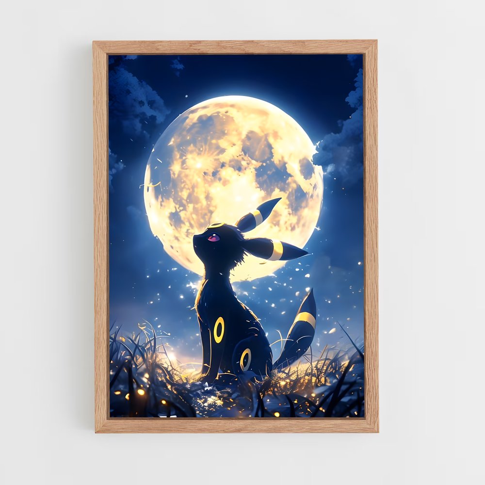 Poster Umbreon lueur – affiche Pokemon (vue 4)