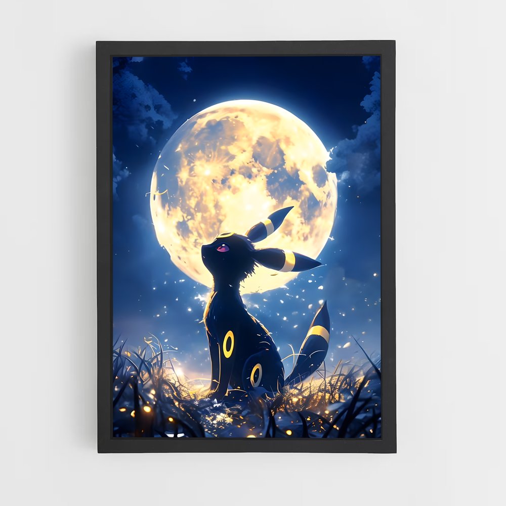 Poster Umbreon lueur – affiche Pokemon (vue 2)