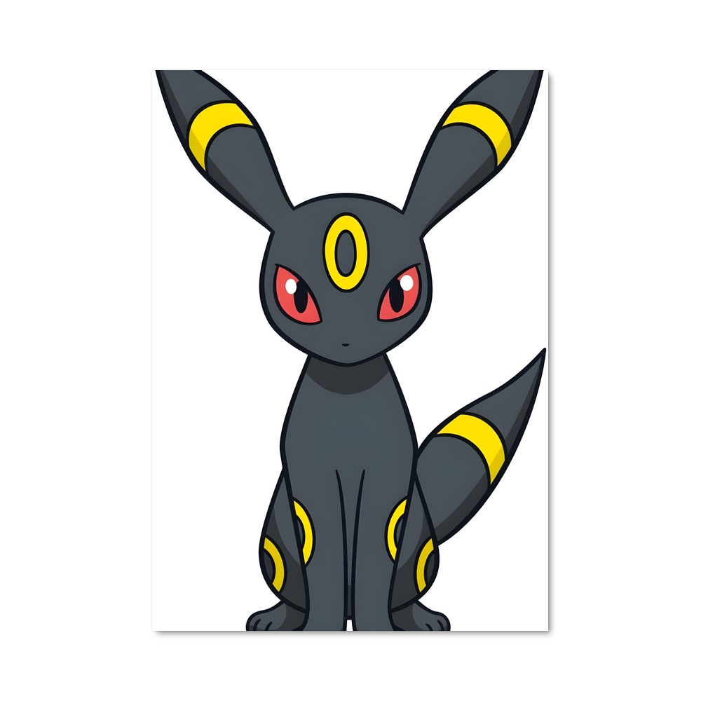 Poster Ombre Lumineuse – affiche Pokemon
