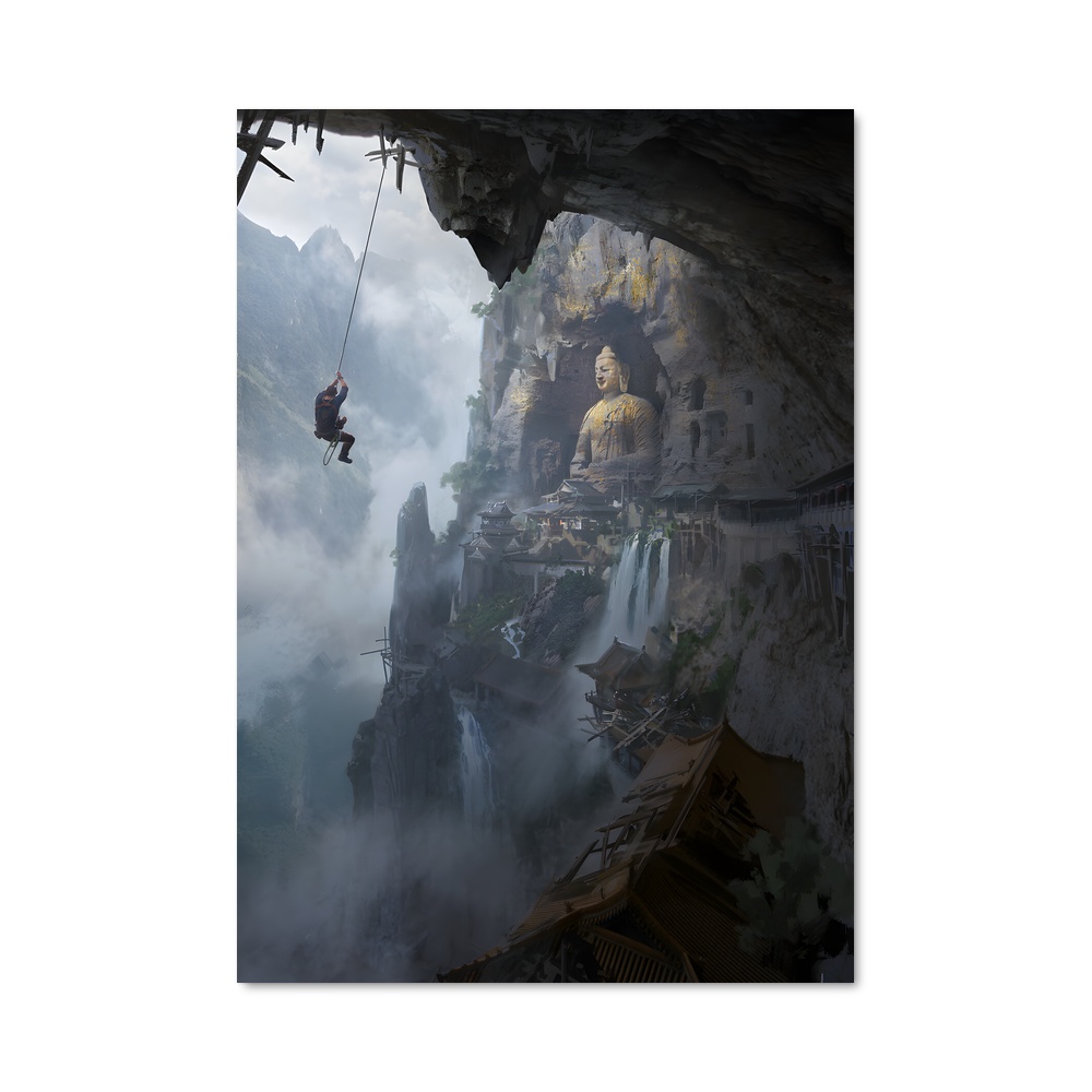 Poster L'Aventure Suspendue – affiche Uncharted