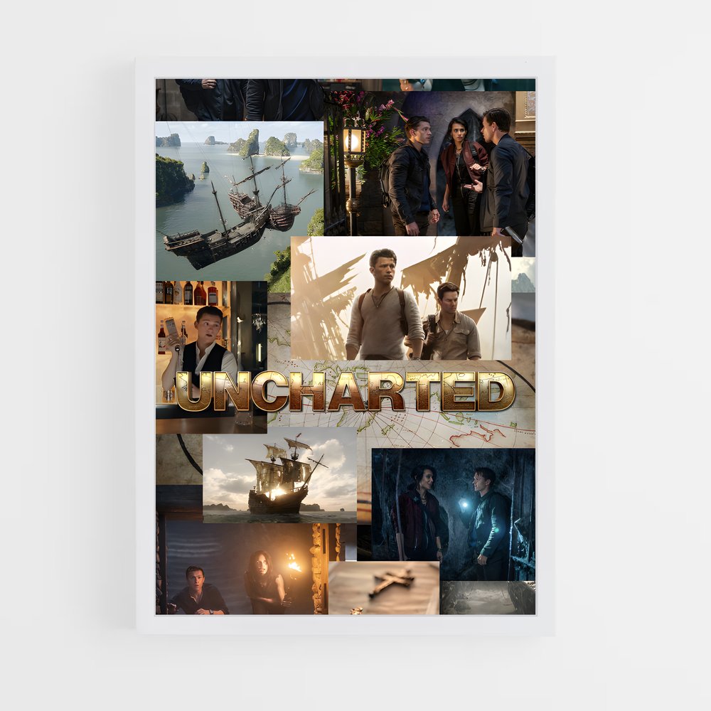 Poster L'Héritage des Aventuriers – affiche Uncharted (vue 3)