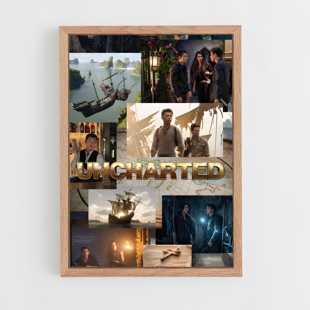 Poster L'Héritage des Aventuriers – affiche Uncharted (vue 4)