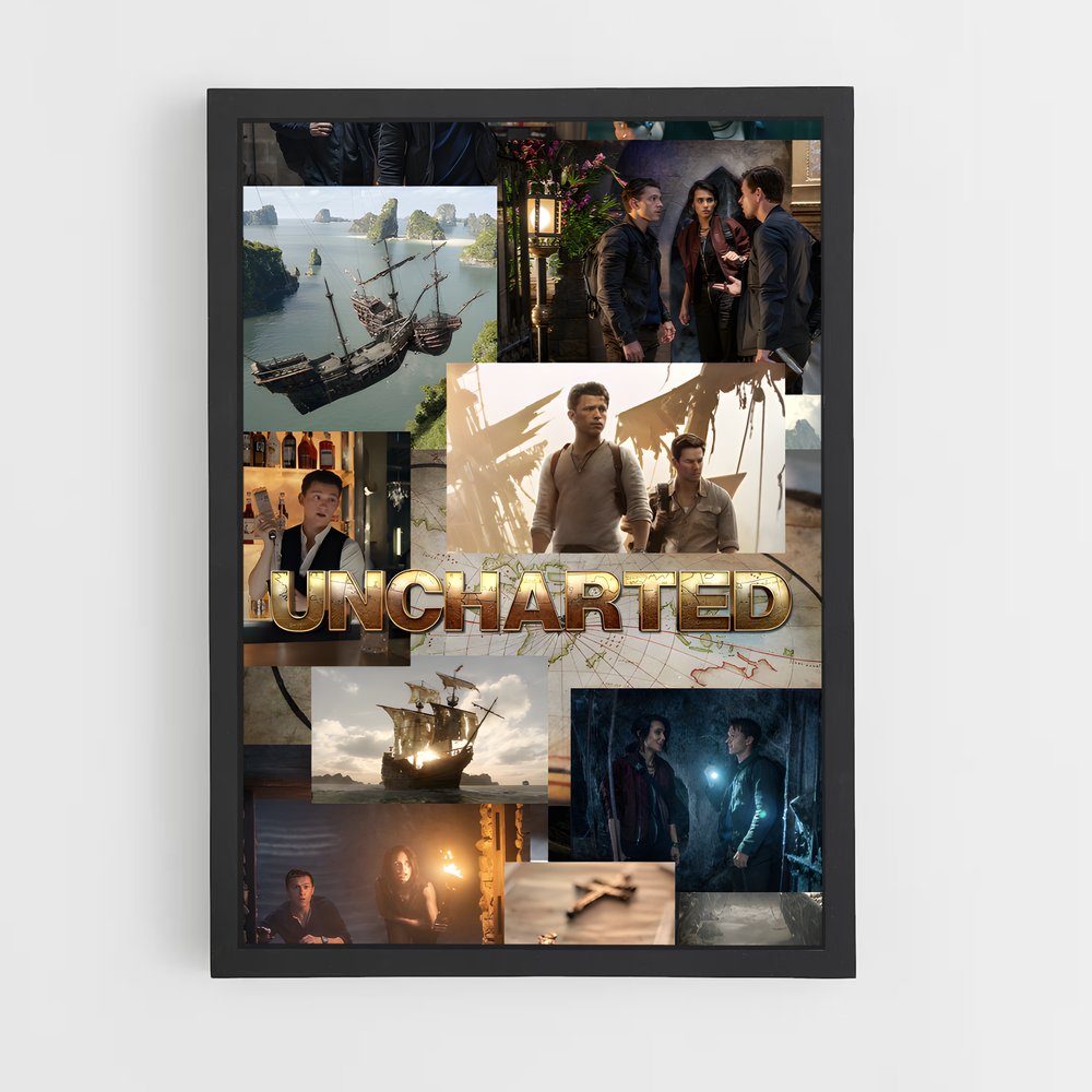 Poster L'Héritage des Aventuriers – affiche Uncharted (vue 2)
