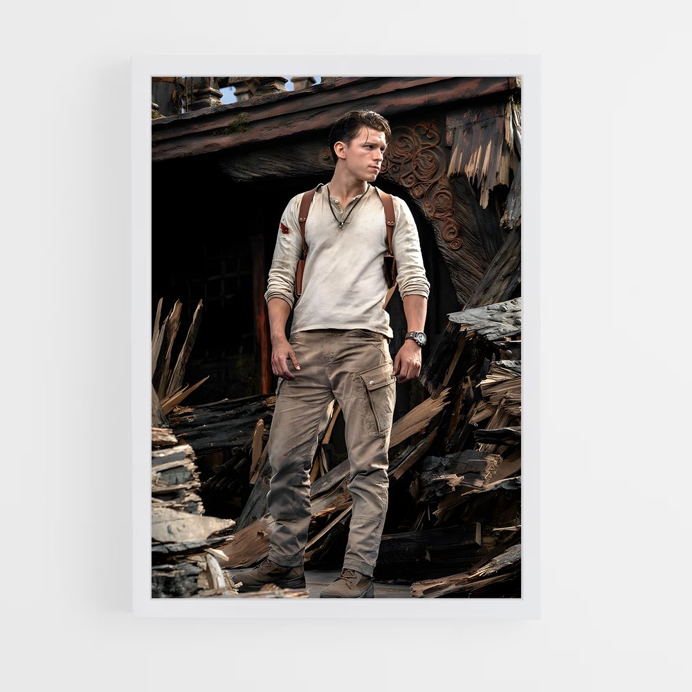 Poster L'Aventurier Moderne – affiche Uncharted (vue 3)