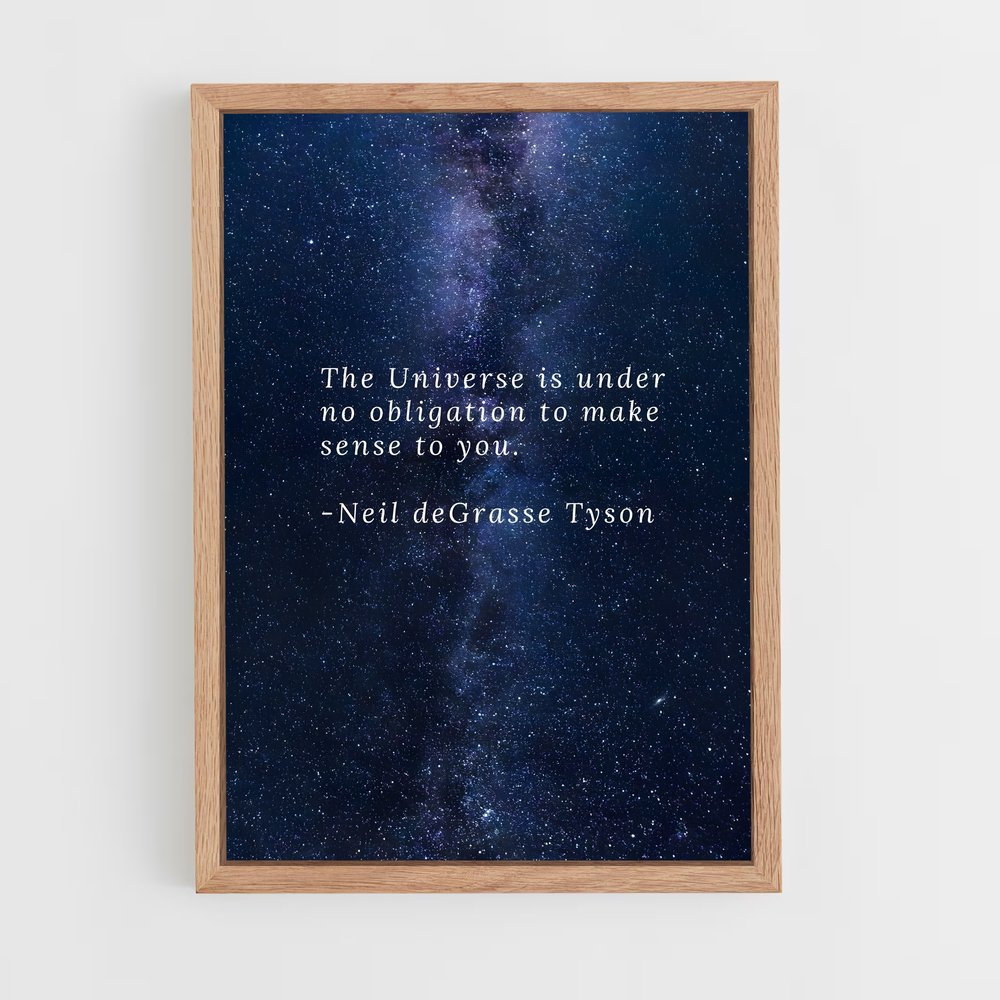 Poster Cosmos Éclatant – affiche Univers (vue 4)