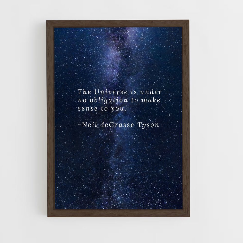 Poster Cosmos Éclatant – affiche Univers (vue 5)