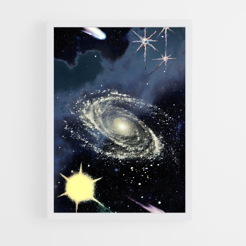 Poster Universe Étoiles (vue 3)