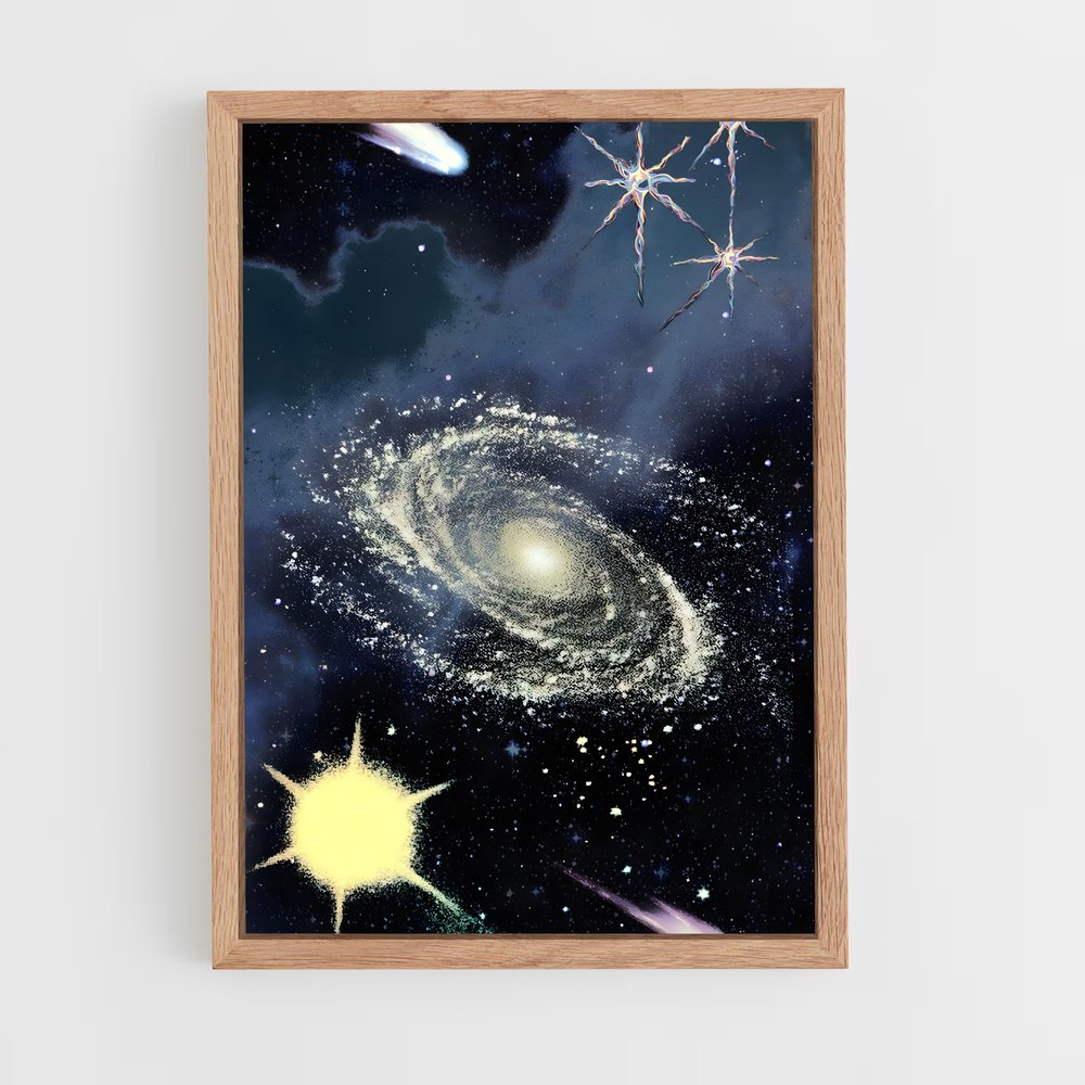 Poster Universe Étoiles (vue 4)