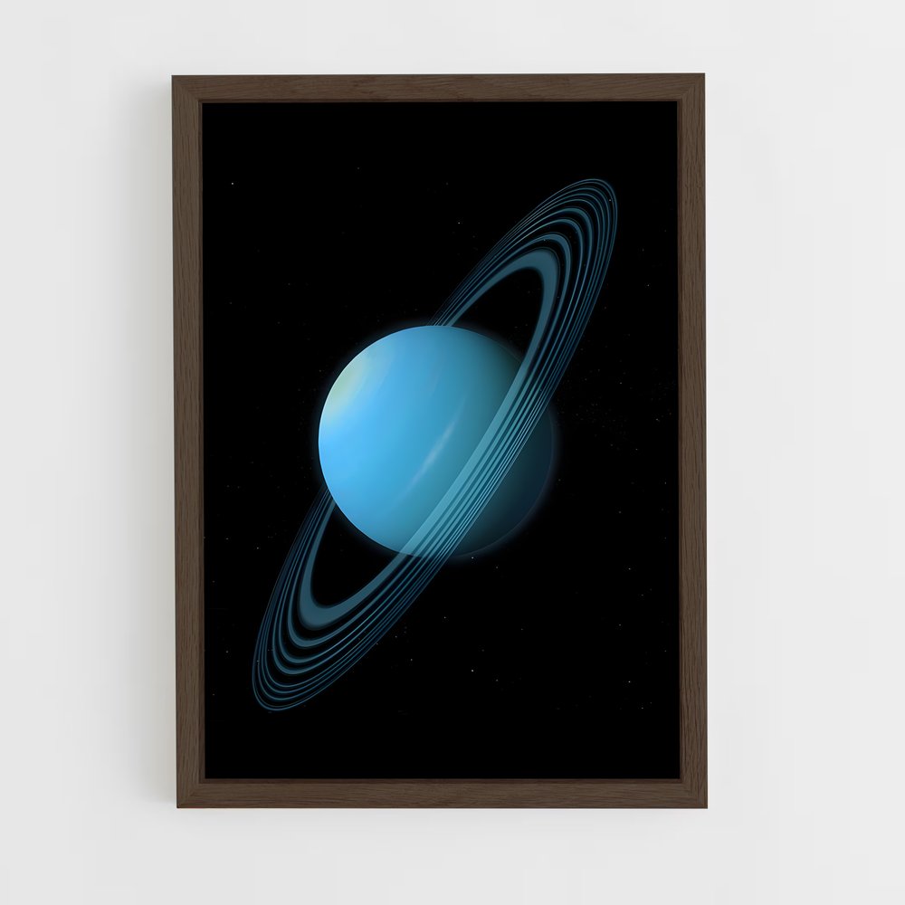 Poster splendide Uranus – affiche Système solaire (vue 5)