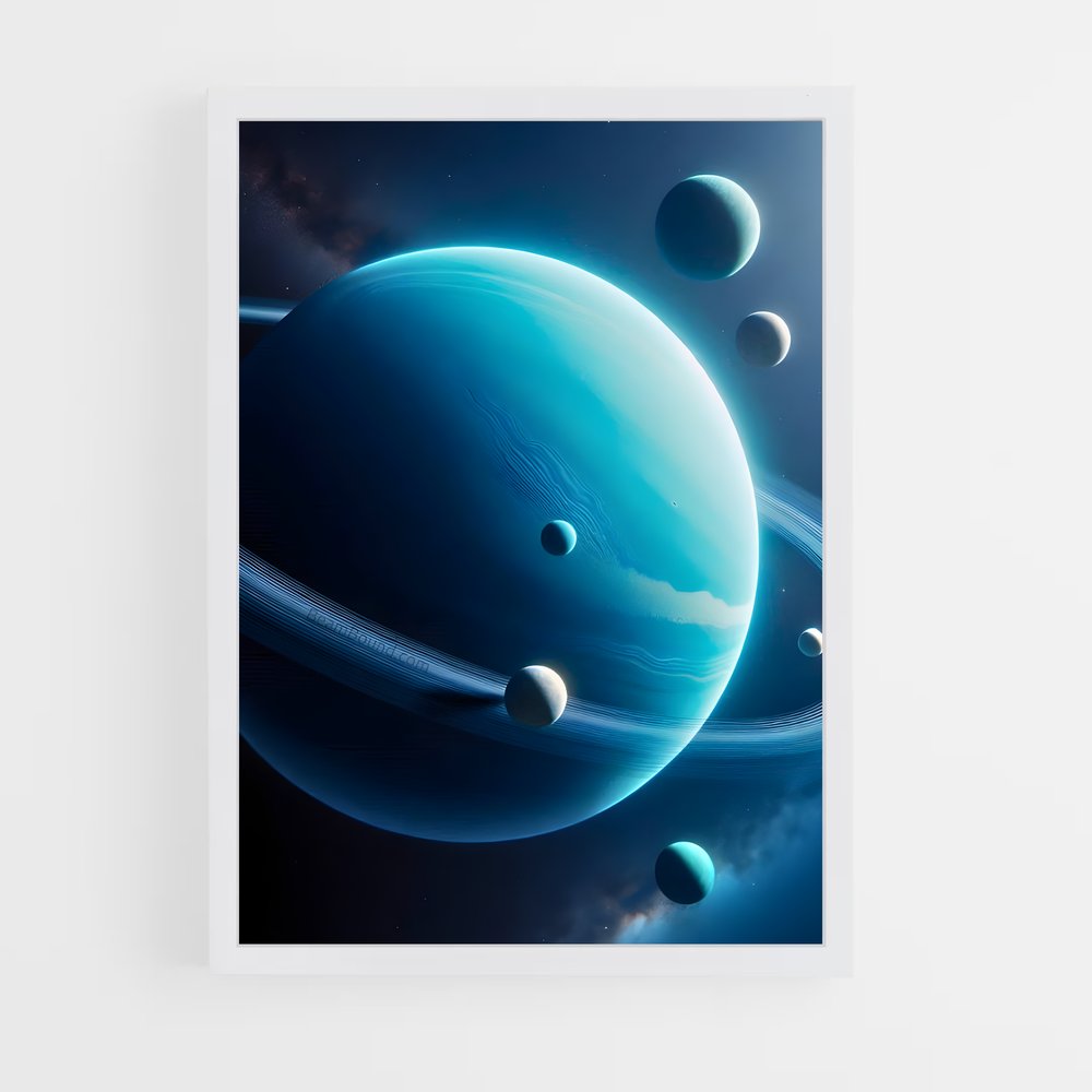 Poster Danse des Planètes – affiche Système solaire (vue 3)