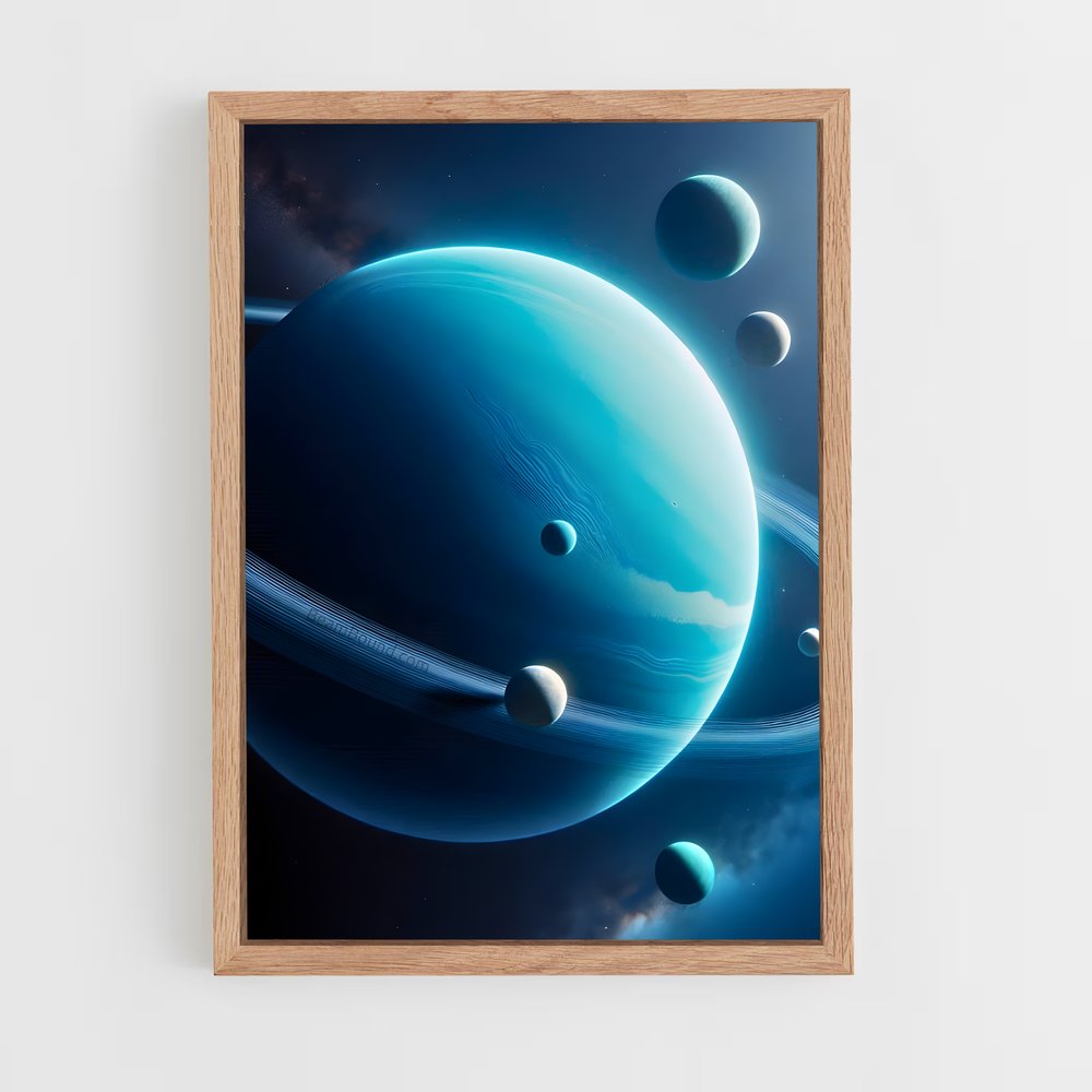 Poster Danse des Planètes – affiche Système solaire (vue 4)