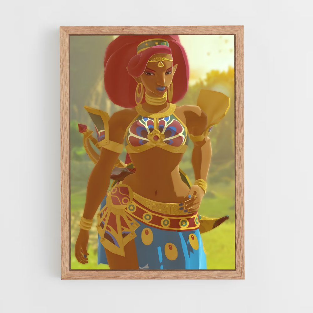 Poster Urbosa Estivale – affiche Zelda (vue 4)