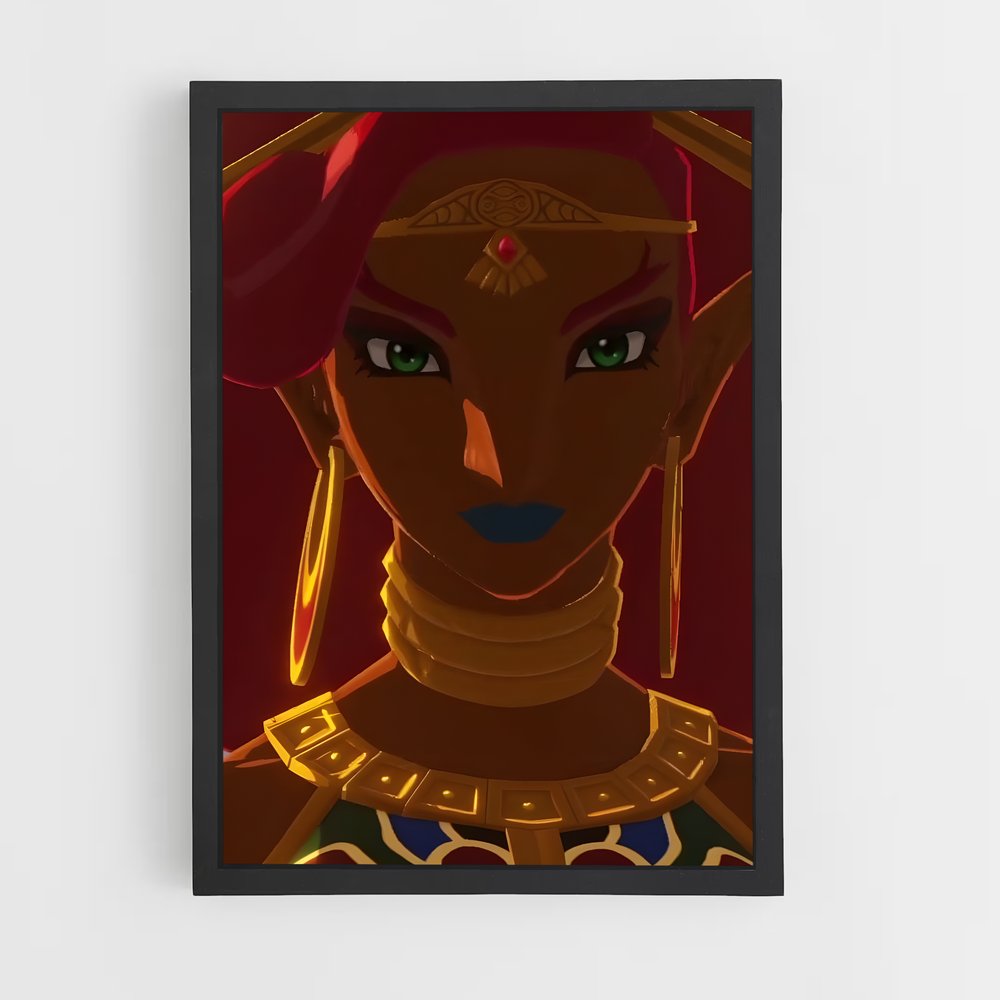 Poster Légende d'Urbosa – affiche Zelda (vue 2)