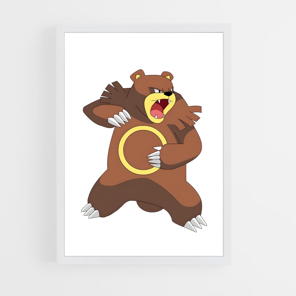 Poster Ourson Enchanté – affiche Pokemon (vue 3)