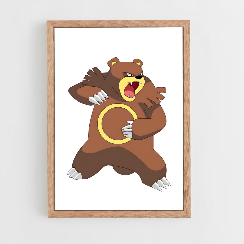 Poster Ourson Enchanté – affiche Pokemon (vue 4)