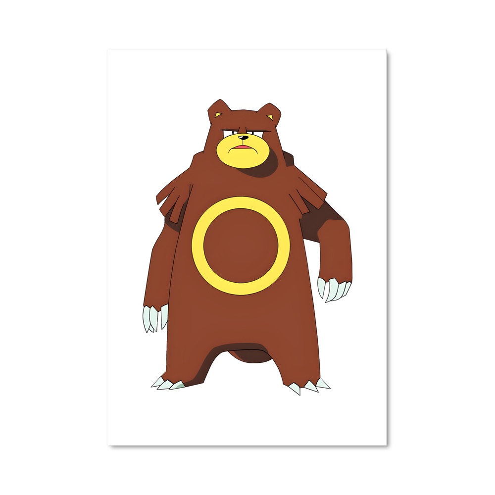 Poster Ours Câlin – affiche Pokemon
