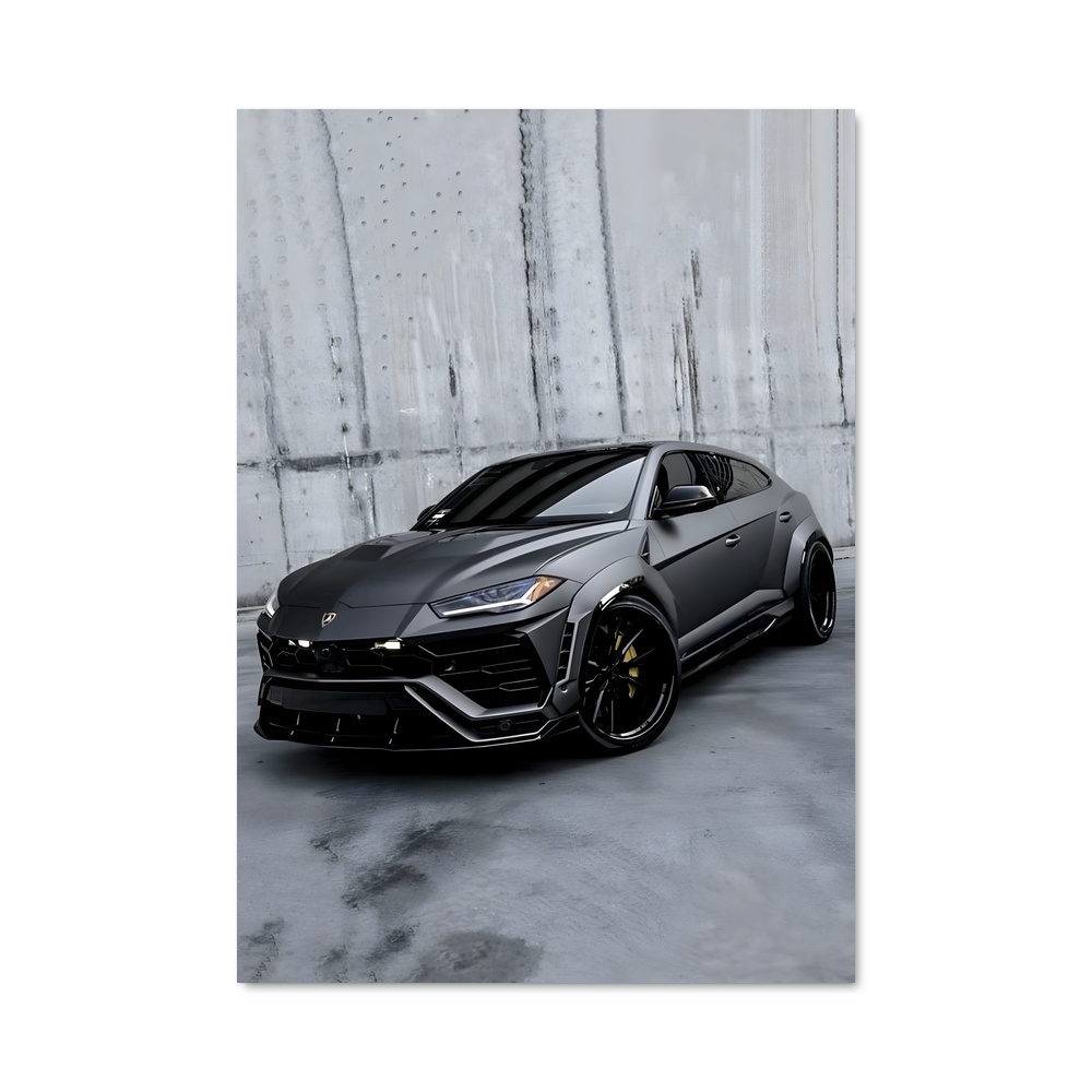 Poster Urus Noir Automobile Style élégant