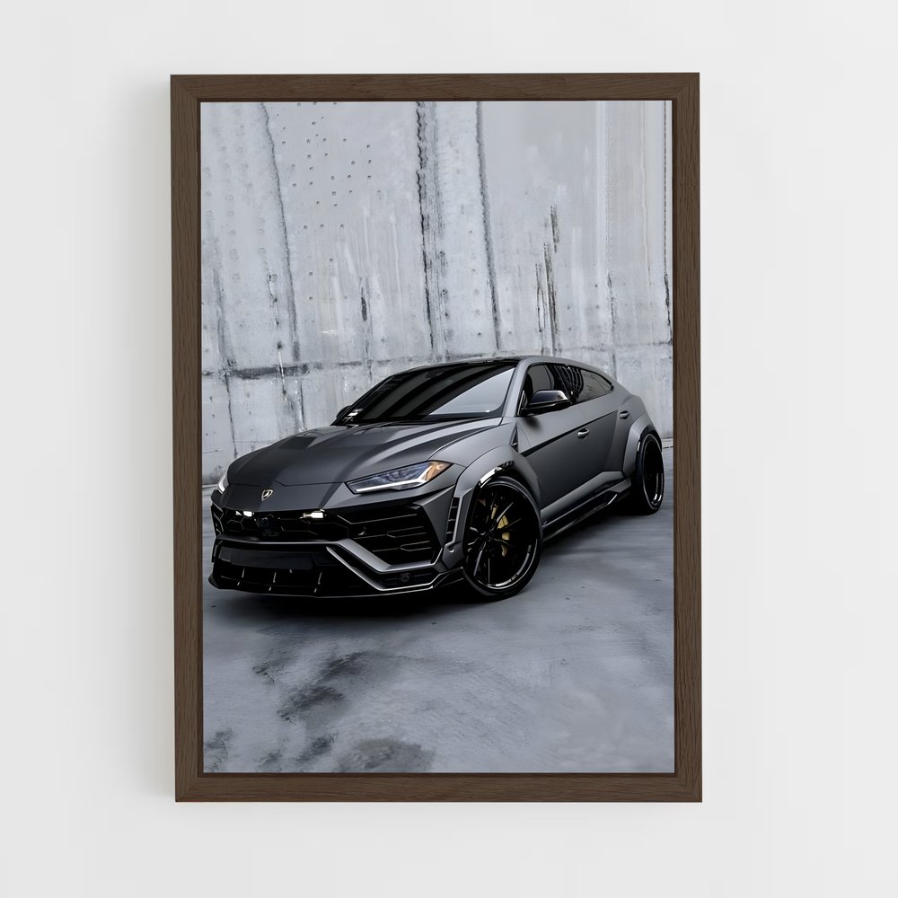 Poster Urus Noir Automobile Style élégant – affiche Lamborghini (vue 5)