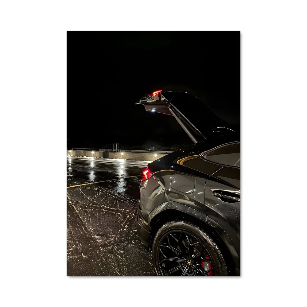 Poster Nuit Pluvieuse