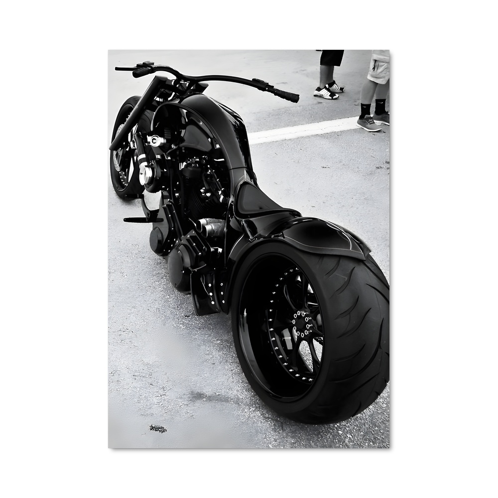 Poster moto V-rod raffiné