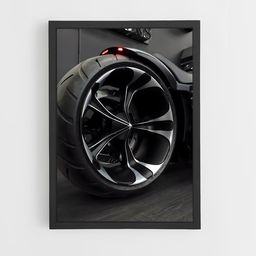 Poster V-Rod Noir et Blanc – affiche Harley-Davidson (vue 2)