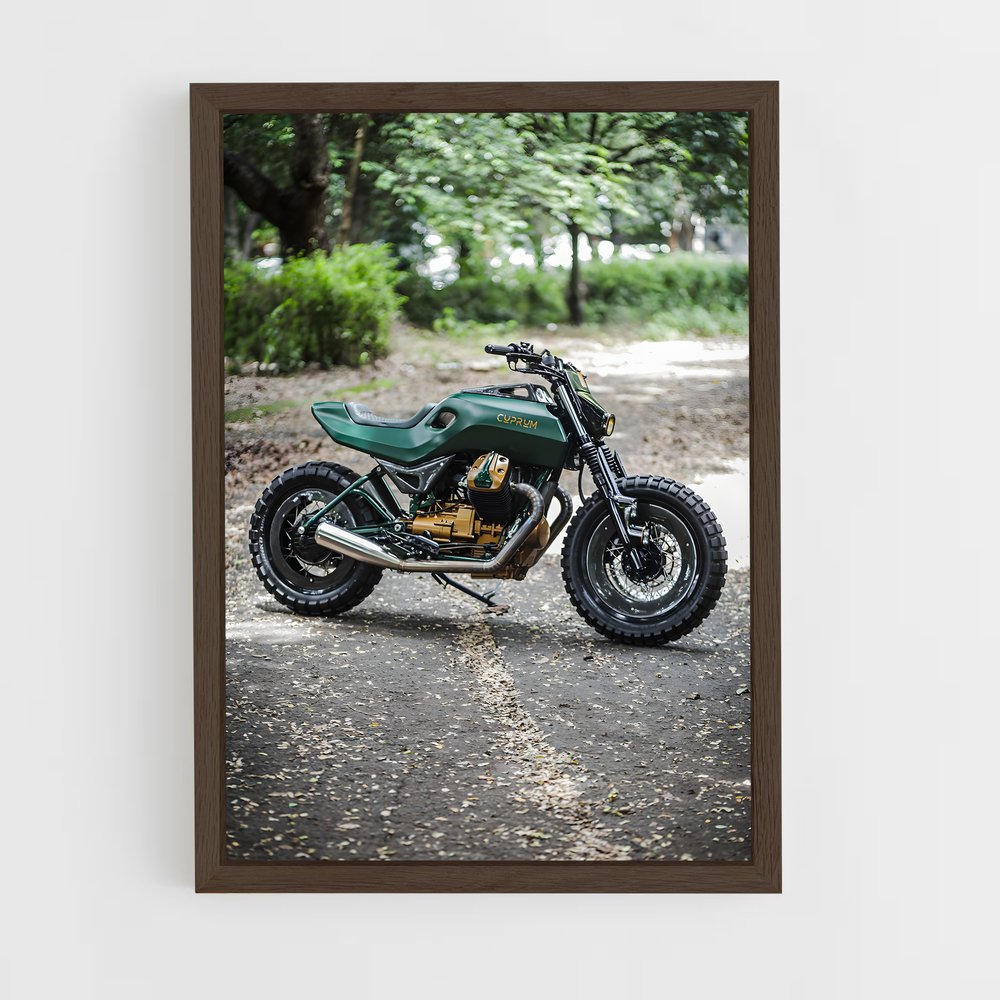 Poster Road Trip Vert – affiche Moto Guzzi (vue 5)