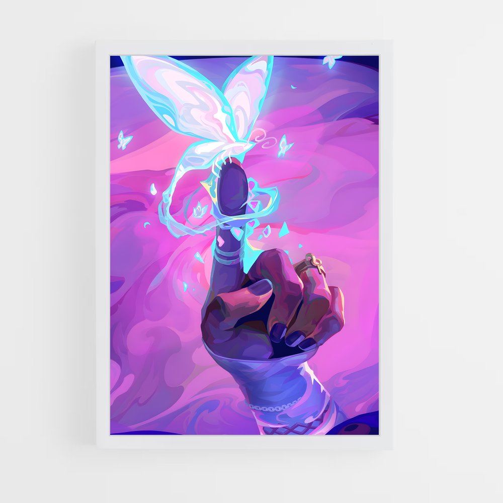 Poster Butterfly Guardian – affiche Valorant (vue 3)