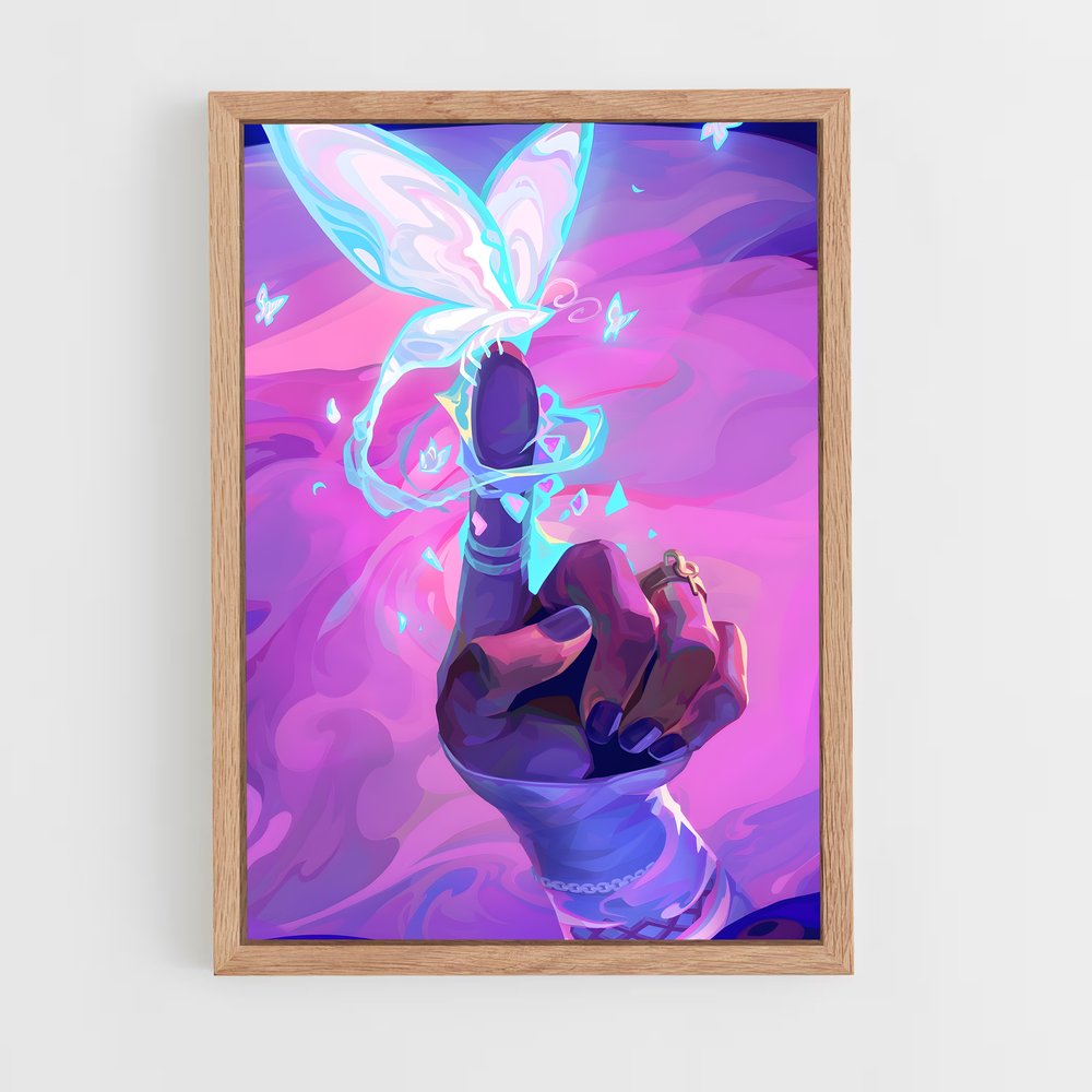 Poster Butterfly Guardian – affiche Valorant (vue 4)