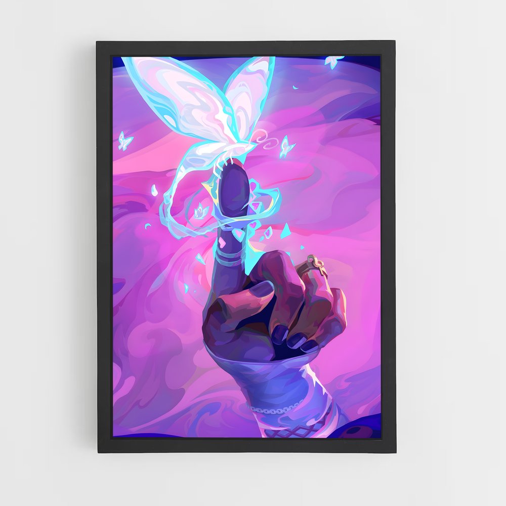 Poster Butterfly Guardian – affiche Valorant (vue 2)