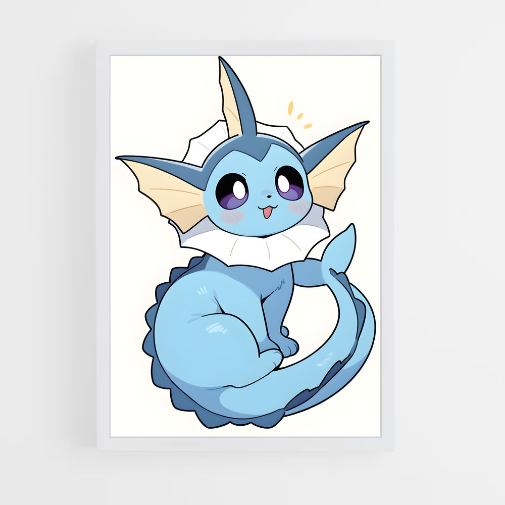 Poster Vaporeon Mystique – affiche Pokemon (vue 3)