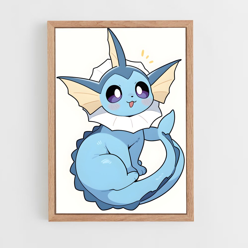 Poster Vaporeon Mystique – affiche Pokemon (vue 4)