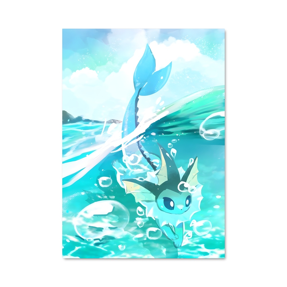 Poster Vaporeon et l'Océan Magique – affiche Pokemon