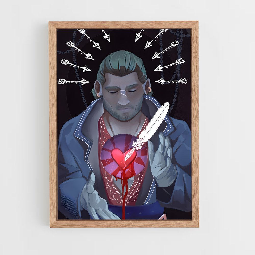 Poster Cœur de Lame – affiche Dragon age (vue 4)