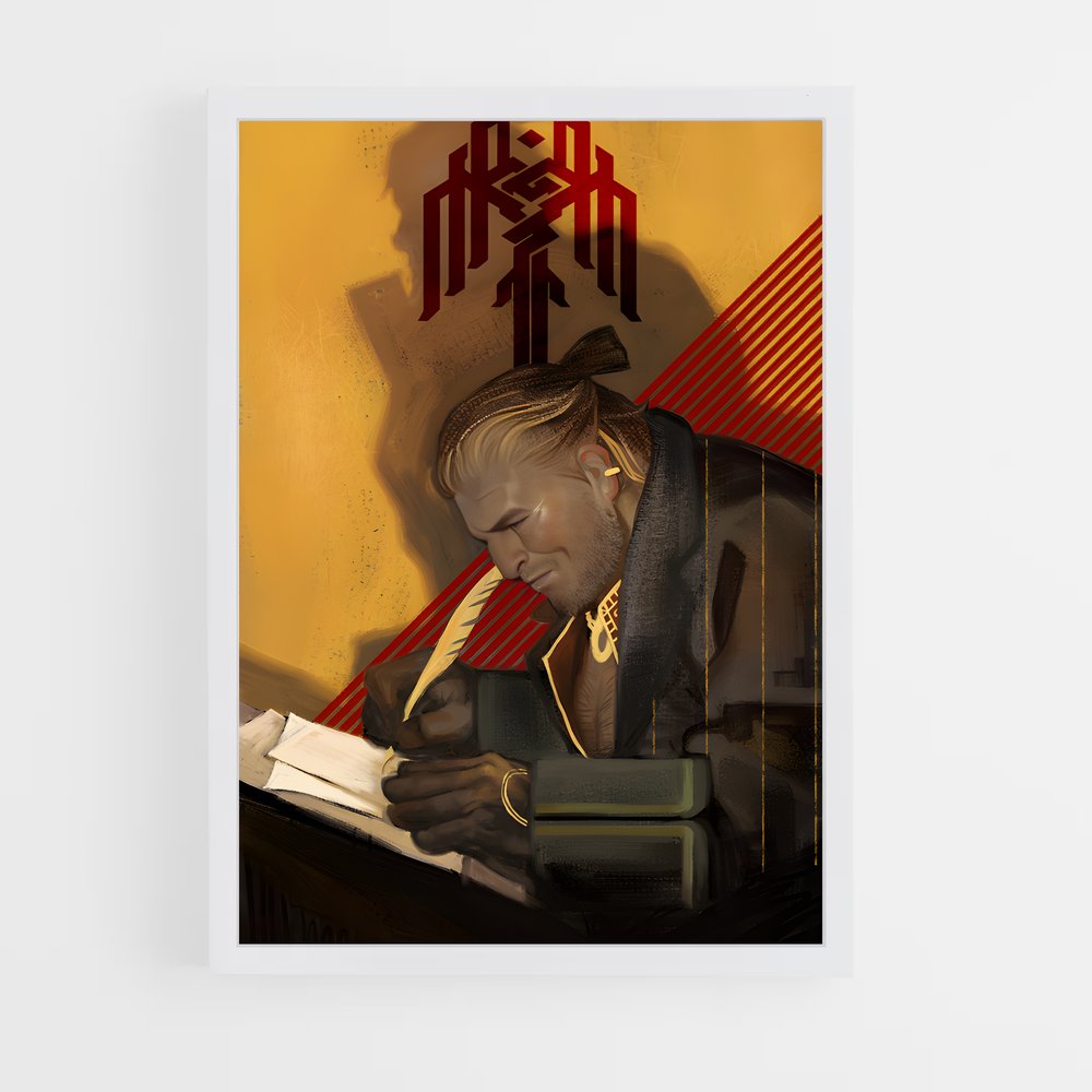 Poster Varric réflexion – affiche Dragon age (vue 3)