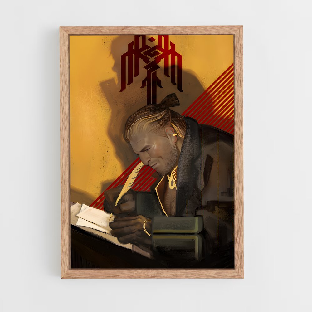 Poster Varric réflexion – affiche Dragon age (vue 4)