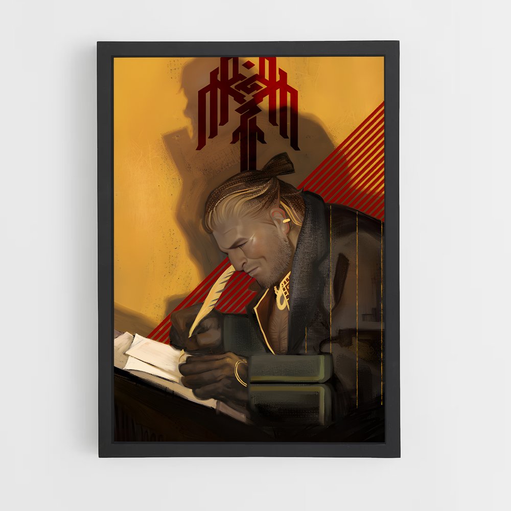 Poster Varric réflexion – affiche Dragon age (vue 2)