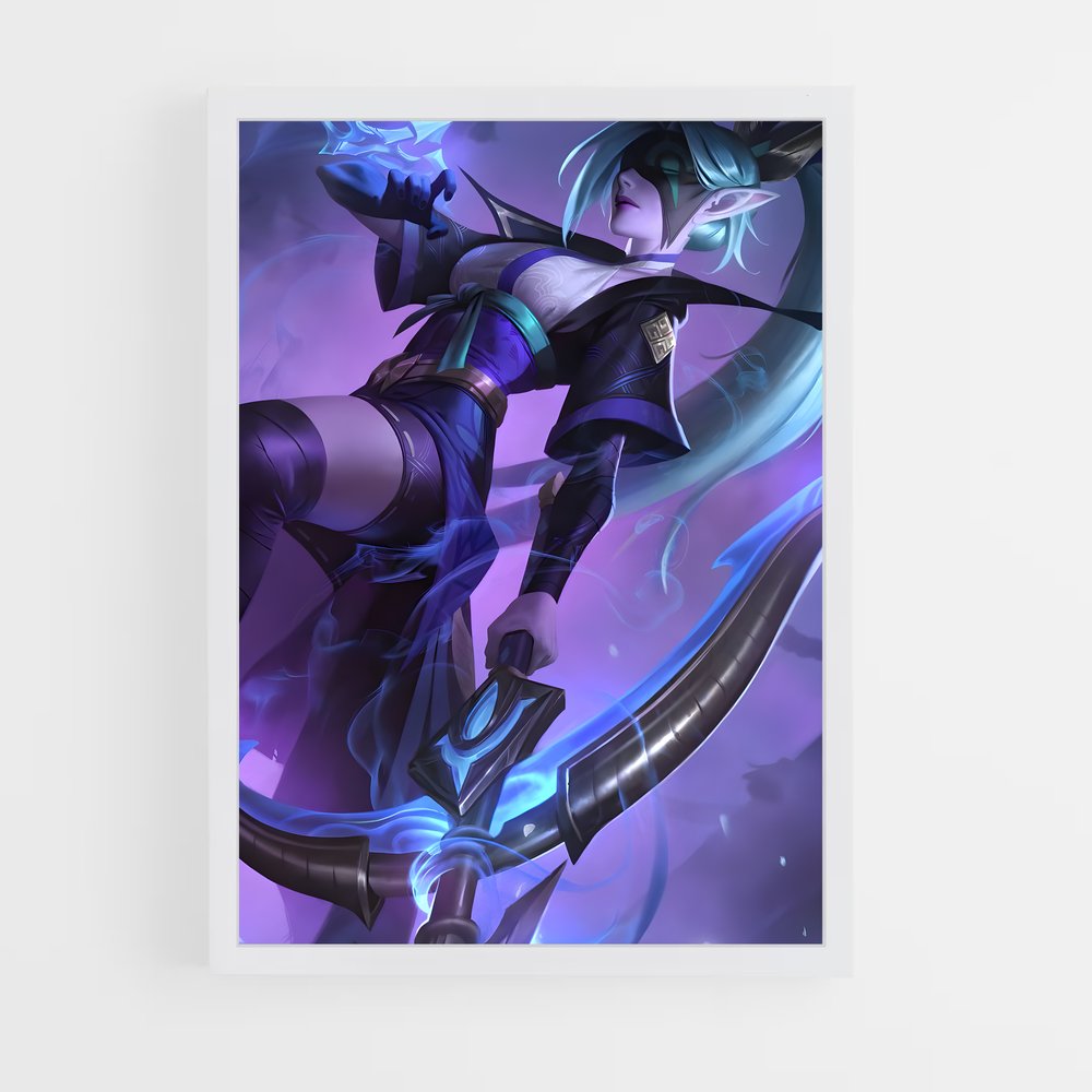 Poster Vayne nuit – affiche League Of Legends (vue 3)