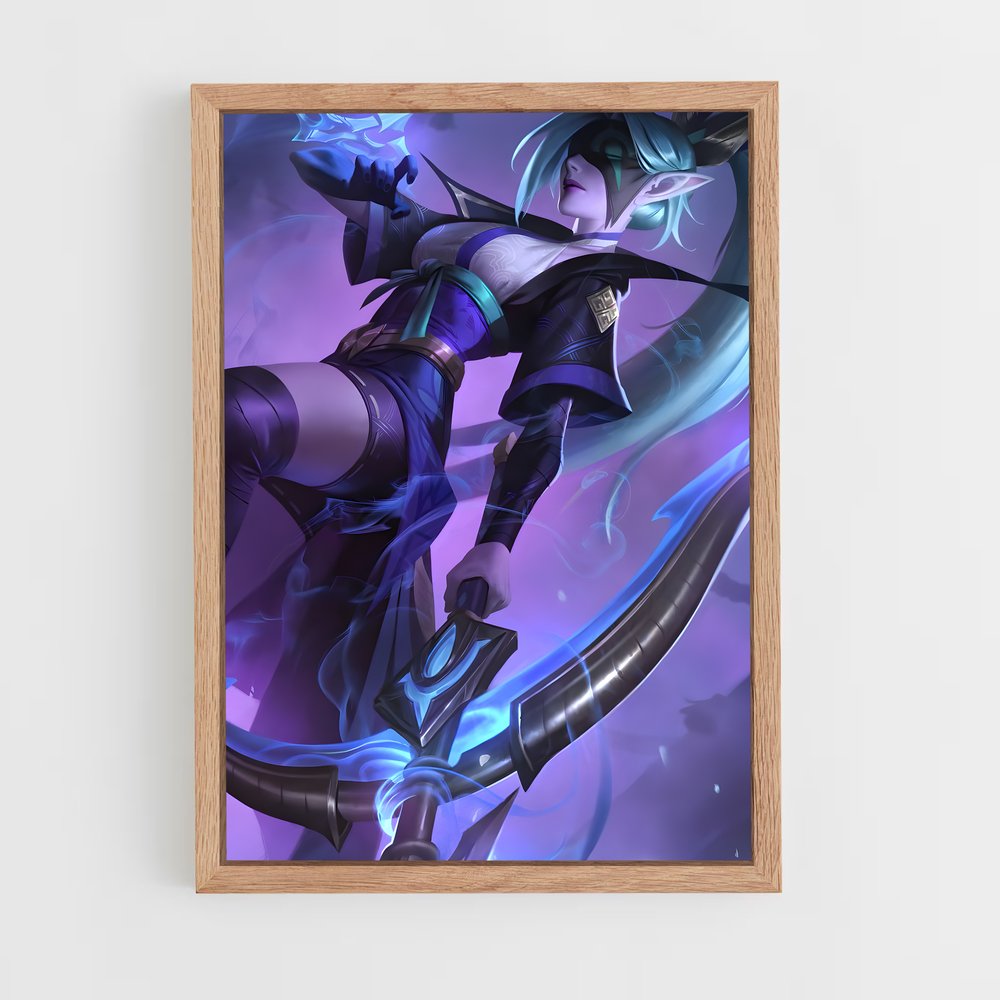 Poster Vayne nuit – affiche League Of Legends (vue 4)