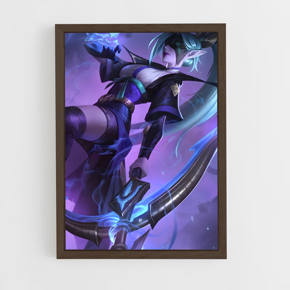 Poster Vayne nuit – affiche League Of Legends (vue 5)