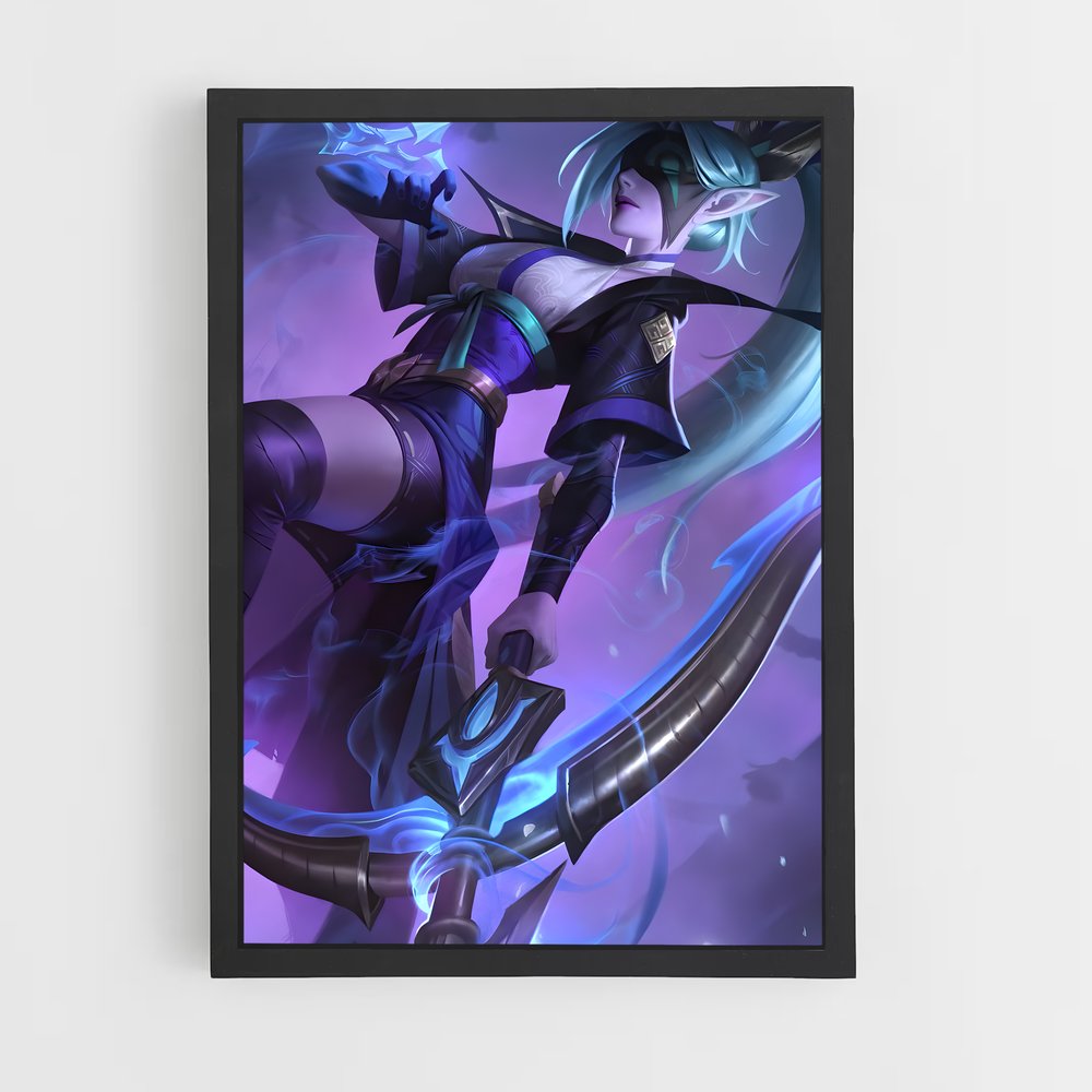 Poster Vayne nuit – affiche League Of Legends (vue 2)