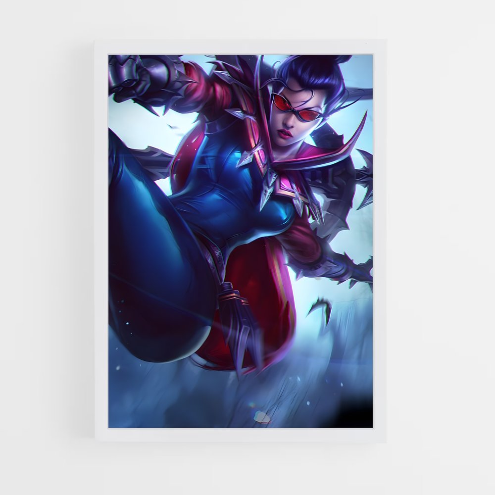 Poster Vengeance Azur – affiche League Of Legends (vue 3)
