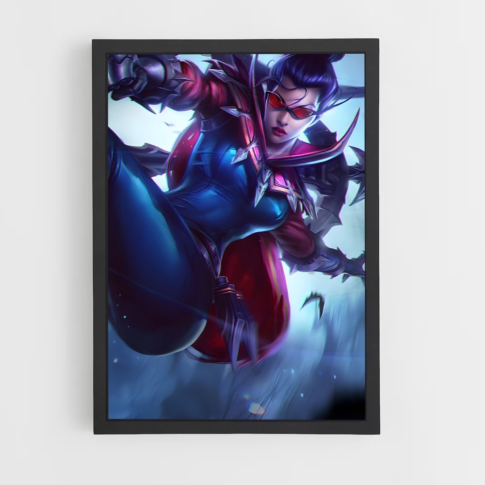Poster Vengeance Azur – affiche League Of Legends (vue 2)