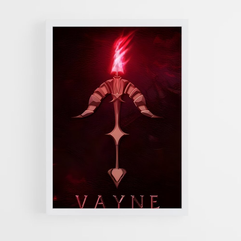 Poster Vayne's Emblem – affiche League Of Legends (vue 3)