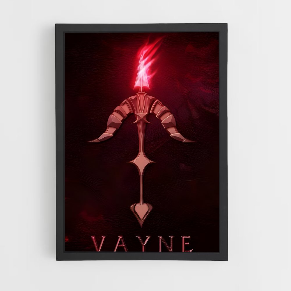 Poster Vayne's Emblem – affiche League Of Legends (vue 2)
