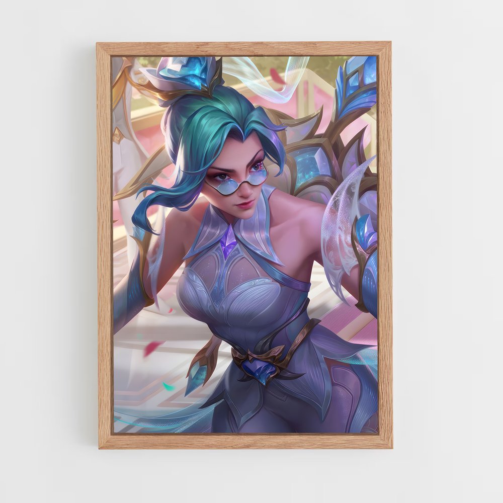 Poster Vayne, L'Épée Azur – affiche League Of Legends (vue 4)